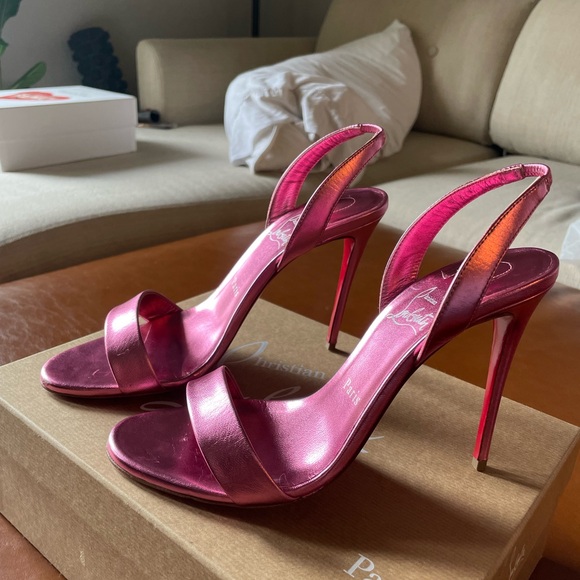 Christian Louboutin O Marylin confetti pink - Picture 1 of 7